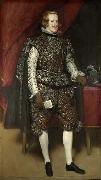Diego Velazquez Philip IV in Brown and Silver, oil painting on canvas